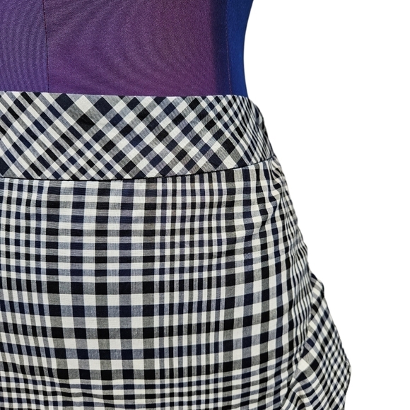 NWT Trina Turk Nikita Picnic Plaid Wrap Ruffle Skirt Size 0 Women's - Picture 4 of 12
